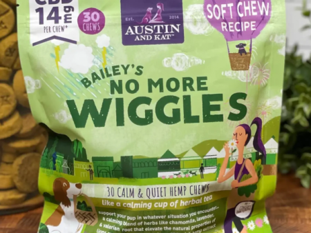 Austin and Kat No More Wiggles Chews 3 pack 14 mg .5 oz Fashion