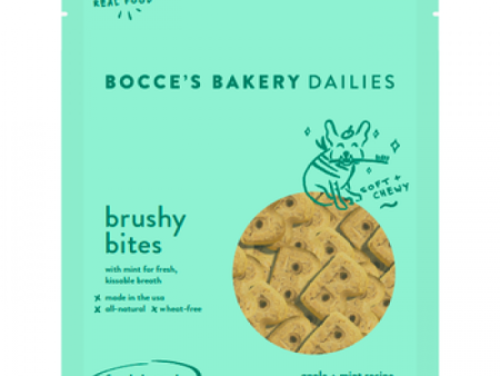 Bocce s Bakery Dailies Soft & Chewy Brushy Bites 6 oz Bag Supply