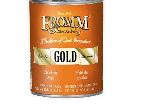 Fromm Gold Dog Can GF Chicken Pate 13 oz For Discount