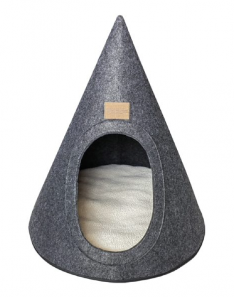 CPC Felt Teepee Cat Bed Grey Sale