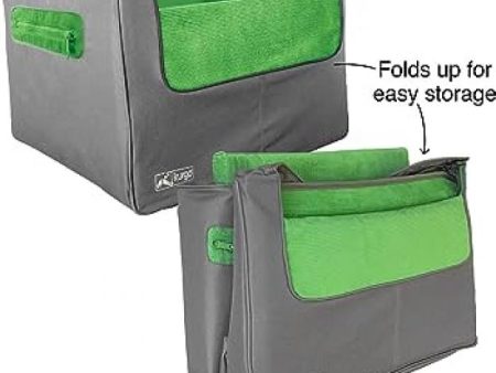 Kurgo Skybox Rear Booster Seat Green & Grey Cheap