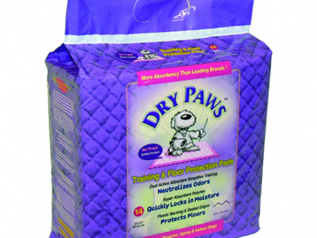 Midwest Dry Paws 14 Pack Training Pads Online Hot Sale