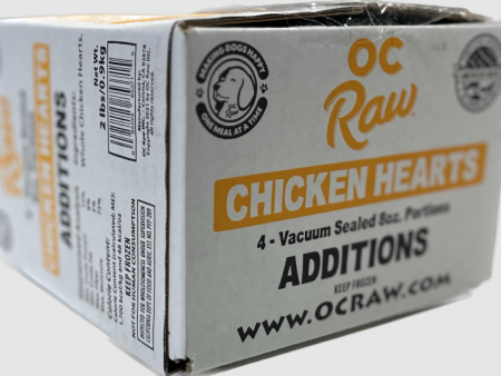 OC Raw Frozen Chicken Hearts 1 2 lb Pouch Online Hot Sale