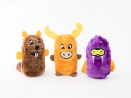 Zippy Paws Squeakie Buddies 3 pk Online Hot Sale