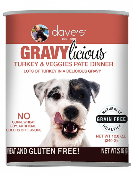 Dave s Dog Gravylicious Turkey 12 oz Online now