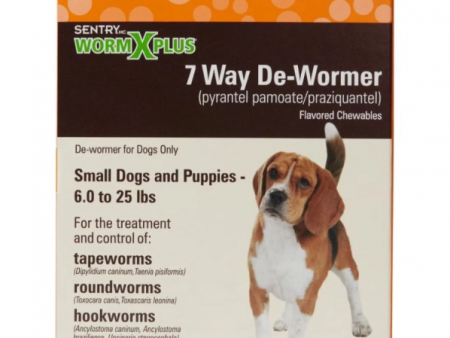 Sentry Worm X Plus Small Dog 6 ct. Online now