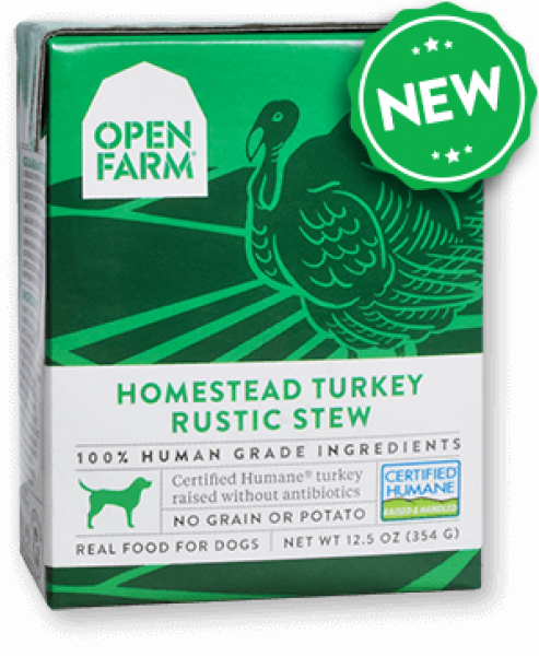 Open Farm Dog Stew Turkey Rustic 12.5 oz. Online