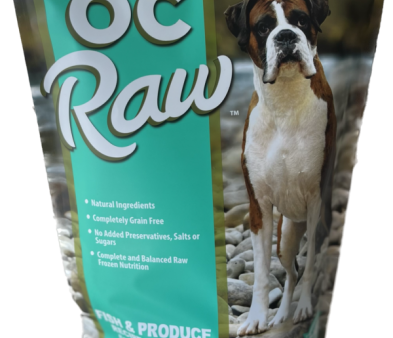 OC Raw Dog Frozen Food Fish & Produce Patty Bag 6 lb Fashion