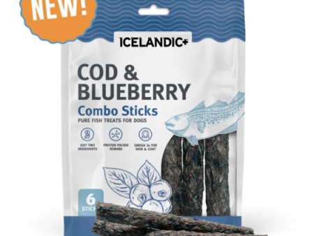 Icelandic Plus Sticks Cod & Blueberry Combo 2.12 oz on Sale