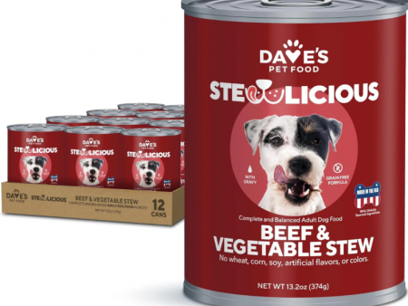 Dave s Stewlicious Beef & Veg in Gravy 13 oz. Online now