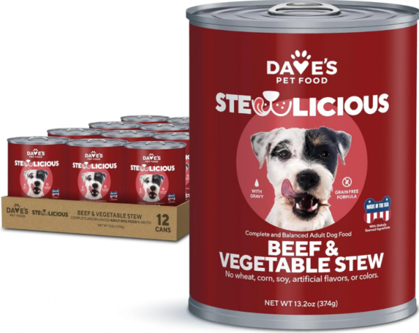 Dave s Stewlicious Beef & Veg in Gravy 13 oz. Online now