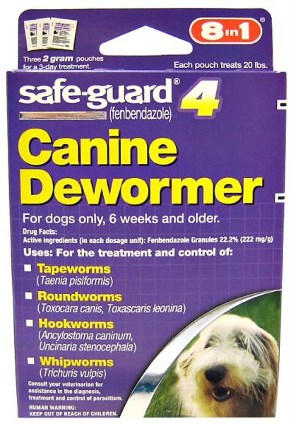 Safe-Guard 4 in 1 Wormer 2 grams Discount