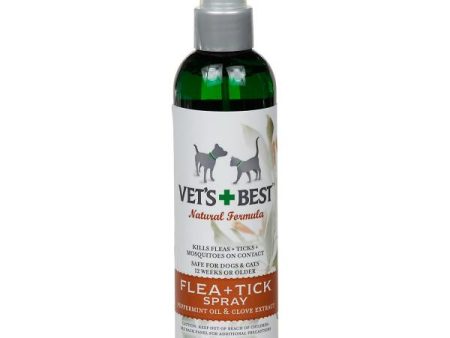 Vet s Best Natural Flea + Tick Spray 8 oz. For Sale