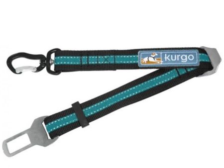 Kurgo Direct to Seatbelt Swivel Tether Black & Blue Online Hot Sale