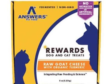 Answers Frozen Raw Goat Milk Cheese Treat w  Turmeric 8 oz. Online Sale