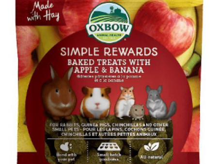 Oxbow Simple Rewards Baked Apple & Banana 2 oz. Discount