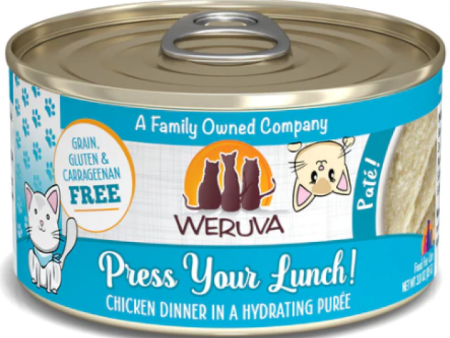 Weruva Cat Classic Can GF Pate Chicken Press Your Lunch 3 oz Online Hot Sale