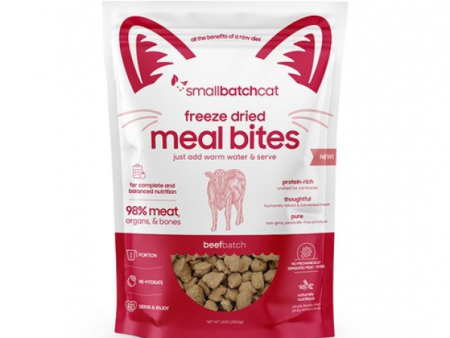 Small Batch Cat Food FD Mealbites Beef 10 oz. on Sale