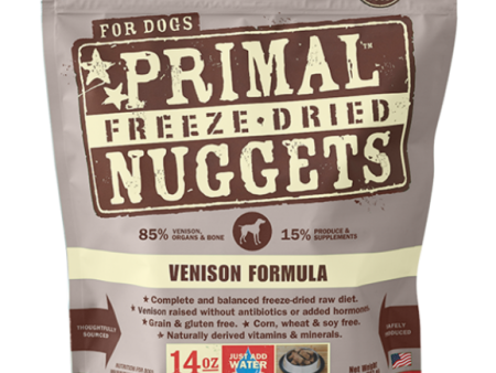 Primal Dog FD Nuggets Venison 14 oz For Discount