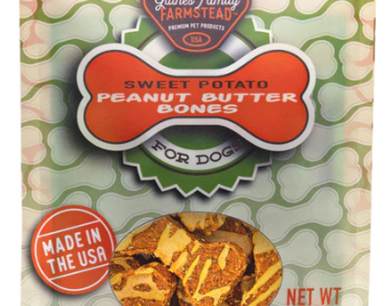 Gaines Family Sweet Potato Bones Peanut Butter Coated 8 oz. Online Sale