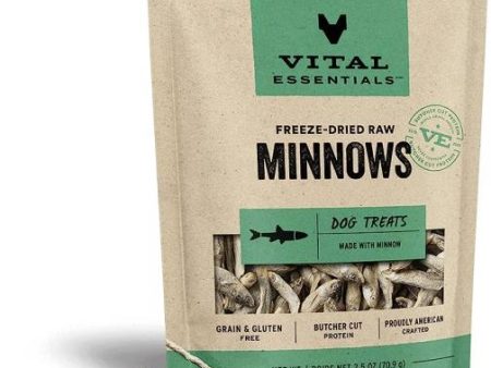 Vital Essentials Dog Treats FD Minnows Family Size 2.5 oz. Online Sale