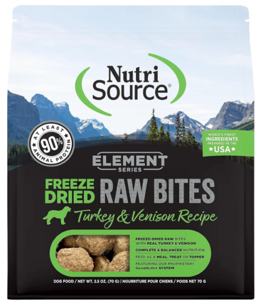 NS Element FD Raw Bites Turkey & Venison 2.5 oz. For Discount