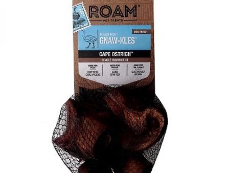 Roam Gnawkle Ostrich Knuckle Chew Small 2 pk Supply