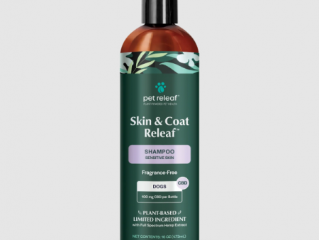 Pet Releaf CBD Shampoo Sensitive Skin 16 oz Sale