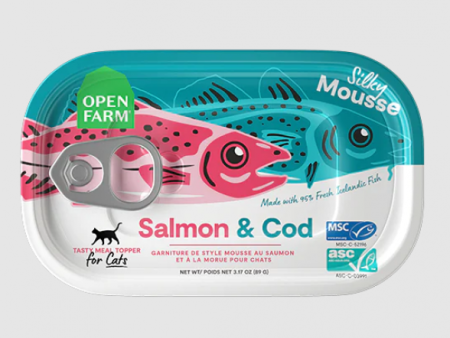 Open Farm Cat Topper Salmon and Cod 3.17 oz Cheap