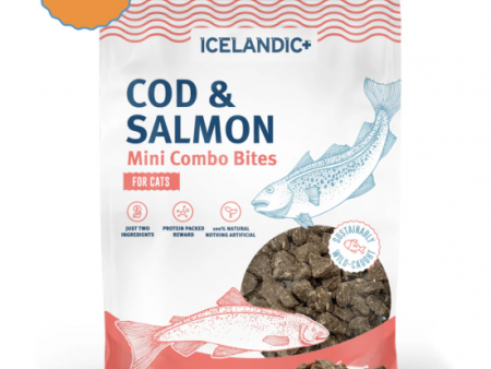 Icelandic Plus Cat Treat Combo Bites Cod & Salmon 1.7 oz Sale