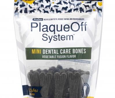 Plaque Off Dental Bones Mini Vegetable Fusion 12 oz For Sale