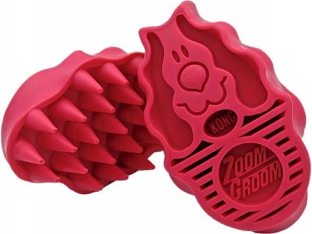 Kong ZoomGroom Soft Raspberry Supply