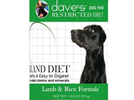 Dave s Dog Bland Diet Lamb & Rice 13 oz. Supply