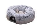 PetPals Fluffy 2-in-1 Cat Tunnel with Cat Bed For Sale