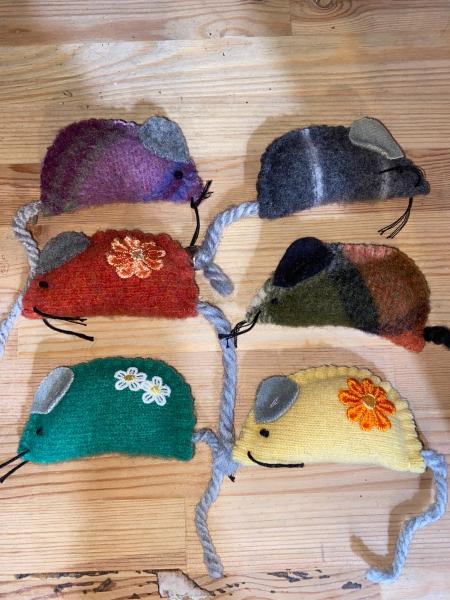 KH Recycled Felted Wool Catnip Mice For Discount