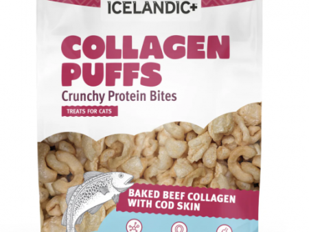 Icelandic Plus Cat Collagen Mini Puffs w  Fish .5 oz Fashion