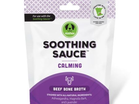 Stashios Soothing Sauce Calming Beef Bone Broth 3oz on Sale