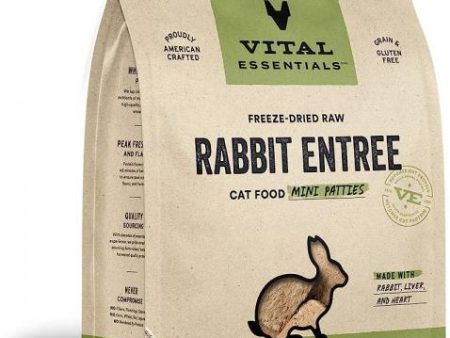 Vital Essentials Cat Frozen Rabbit Mini Patties Entree 28 oz Online