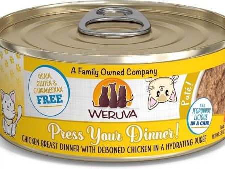 Weruva Cat Classic Can GF Pate Press Your Dinner 5.5 oz on Sale