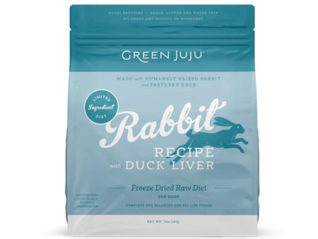 Green Juju FD Raw Diet Rabbit w  Duck Liver 14 oz. on Sale