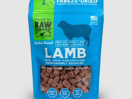 Raw Dynamic FD Dog Food Lamb 5.5 oz Supply