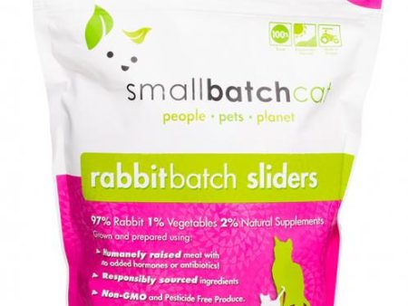 Small Batch Frozen Cat Sliders Rabbit 3 lb. Online